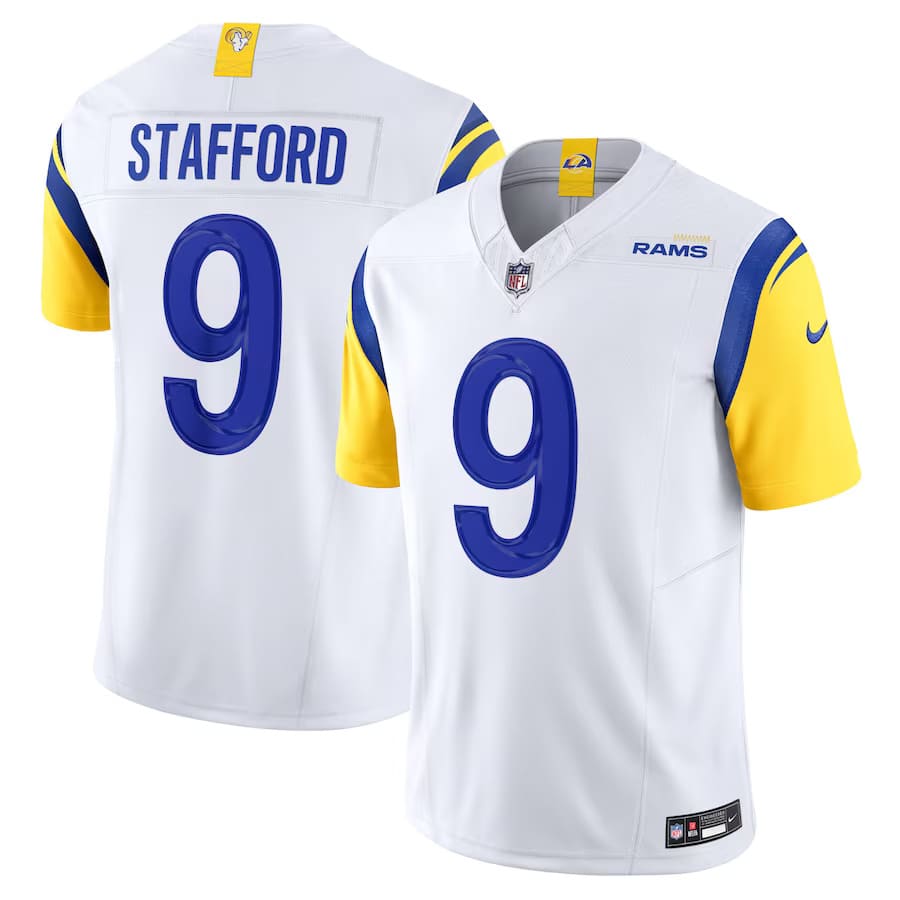 Mens Los Angeles Rams Matthew Stafford White Vapor F.U.S.E. Limited Jersey