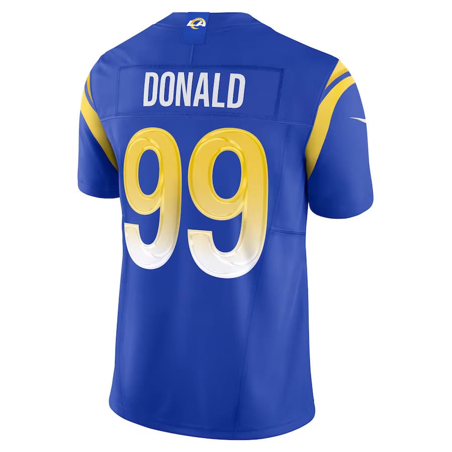 Mens Los Angeles Rams Aaron Donald Royal Vapor F.U.S.E. Limited Jersey