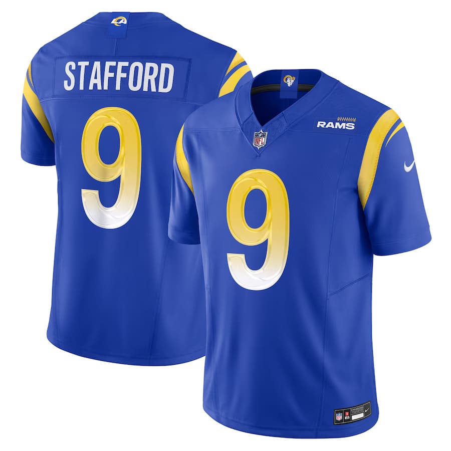 Mens Los Angeles Rams Matthew Stafford Royal Vapor F.U.S.E. Limited Jersey