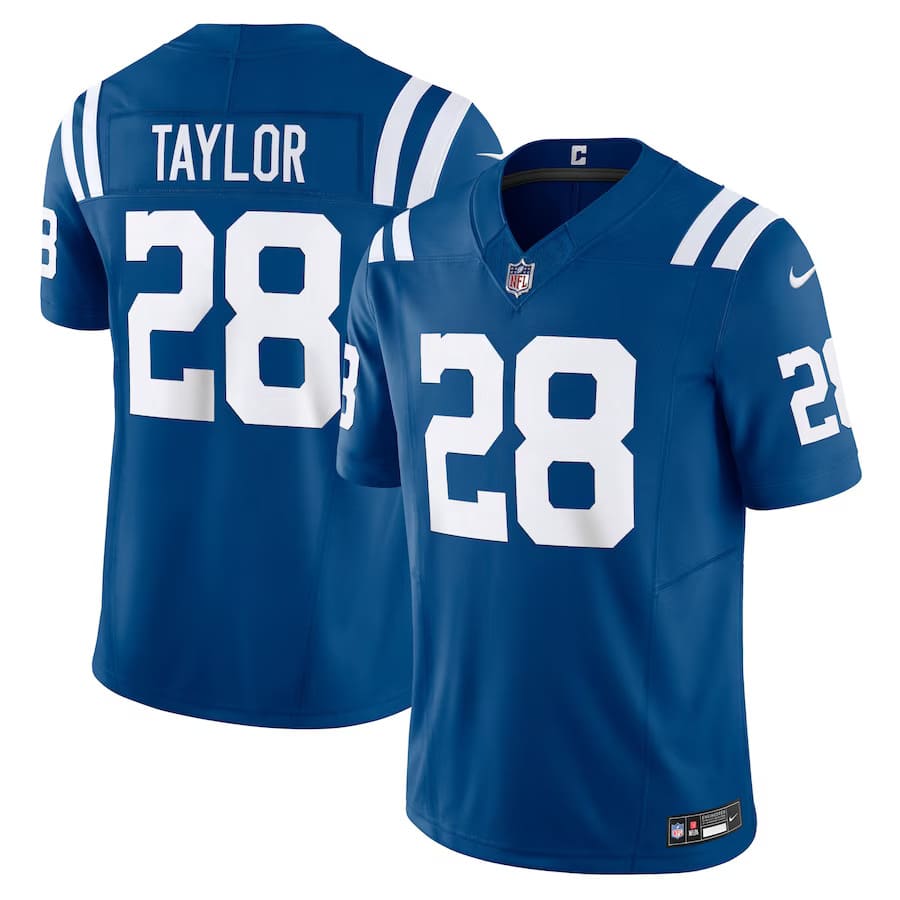 Mens Indianapolis Colts Jonathan Taylor Royal Vapor F.U.S.E. Limited Jersey