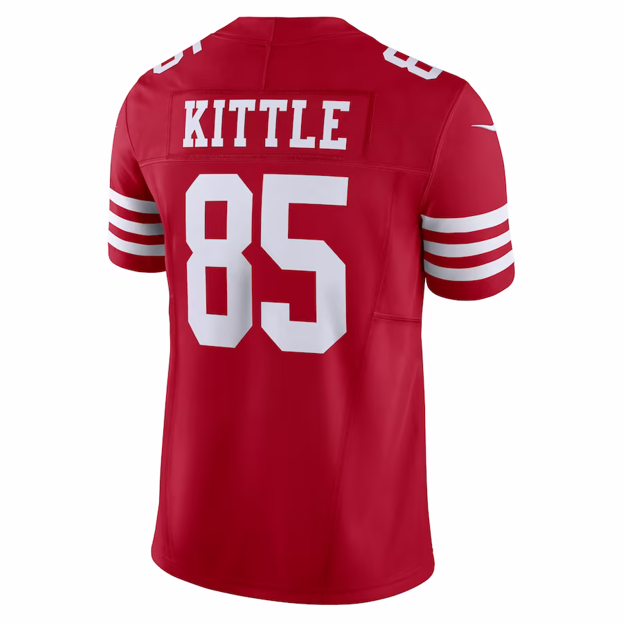 Men's San Francisco 49ers George Kittle Scarlet Vapor F.U.S.E. Limited Jersey