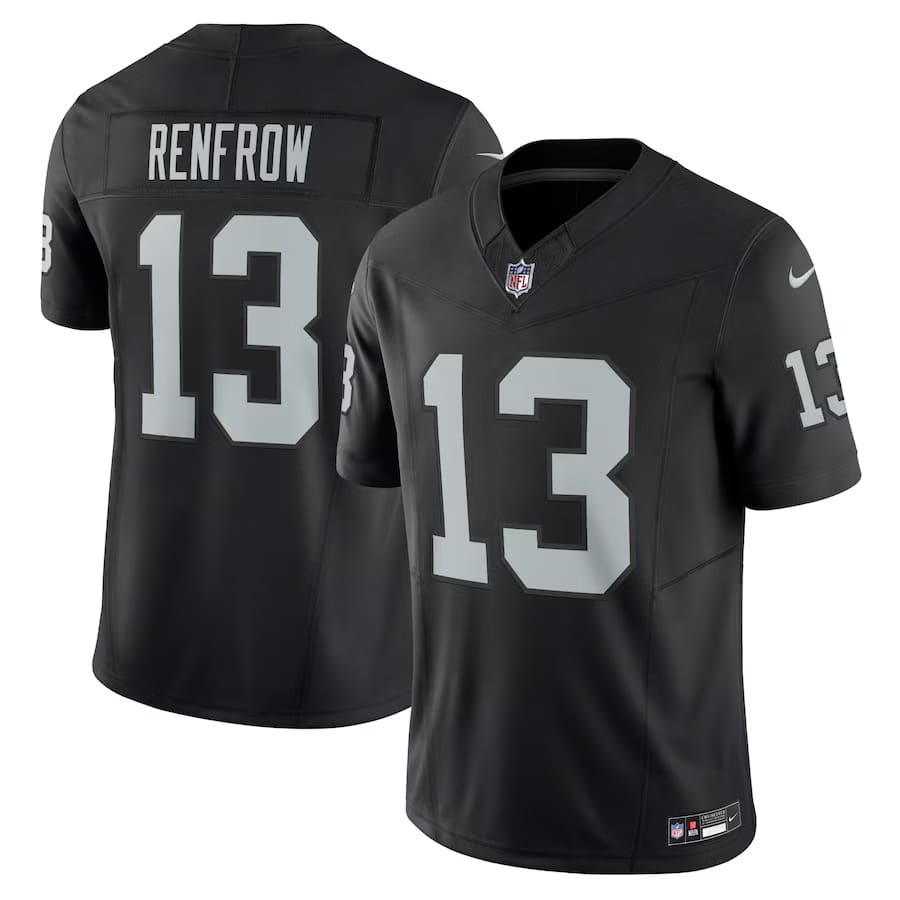 Mens Las Vegas Raiders Hunter Renfrow Black Vapor F.U.S.E. Limited Jersey