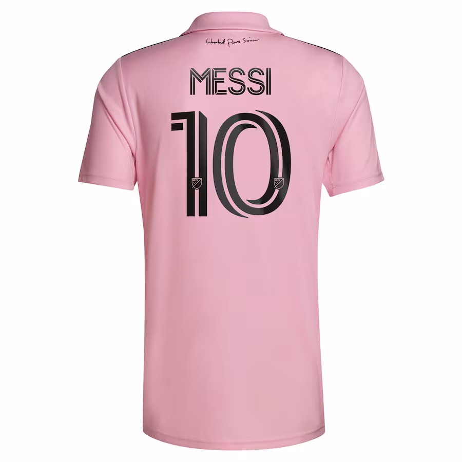 Men's Inter Miami CF Lionel Messi Pink 2023 The Heart Beat Kit Jersey