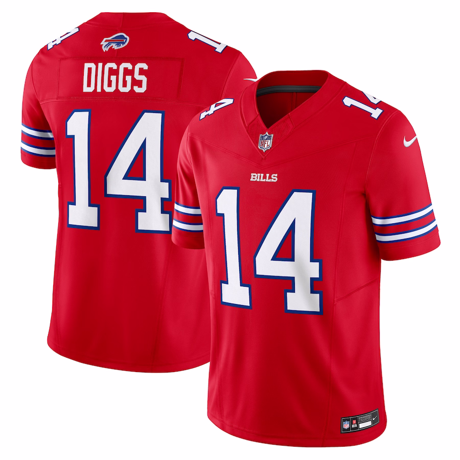 Men's Buffalo Bills Stefon Diggs Red Vapor F.U.S.E. Limited Jersey