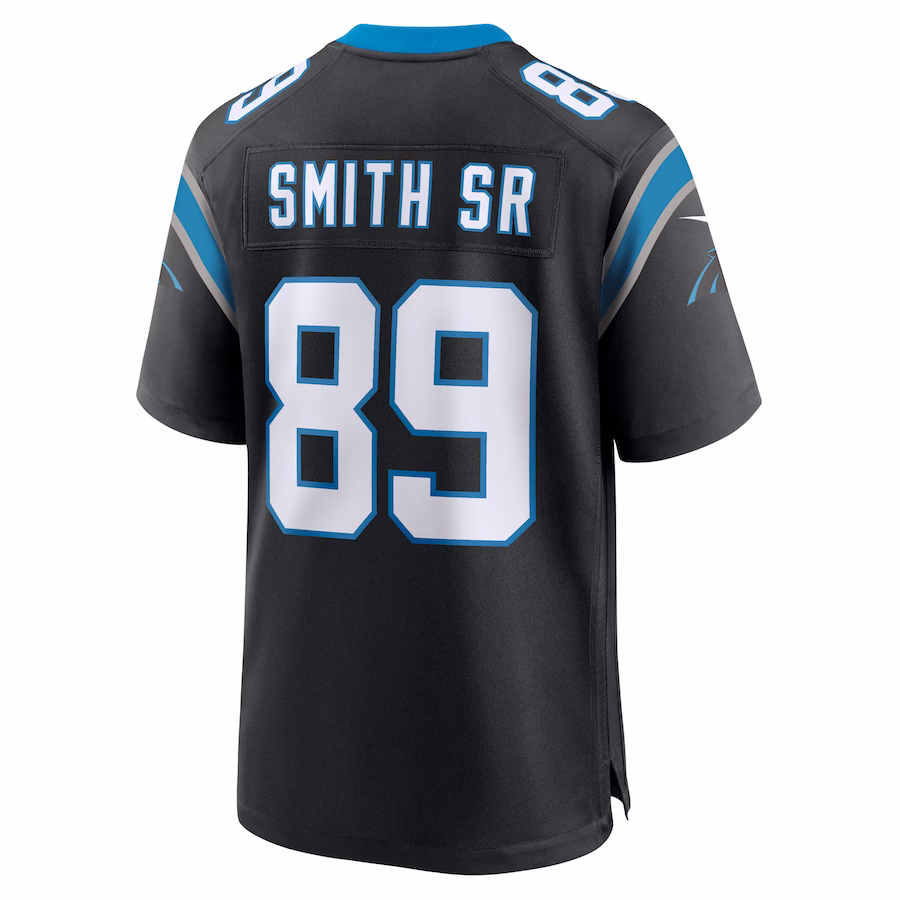 Men's Carolina Panthers Steve Smith Sr. Black Retired Player Game Jersey
