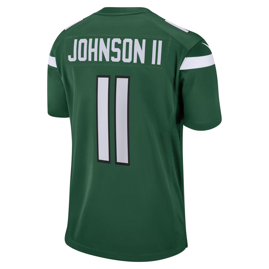 Men's New York Jets Jermaine Johnson II Gotham Green Game Jersey