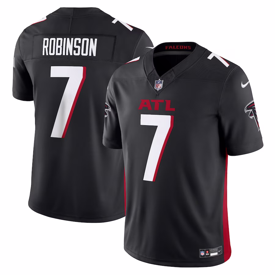 Men's Atlanta Falcons Bijan Robinson Black Vapor F.U.S.E. Limited Jersey