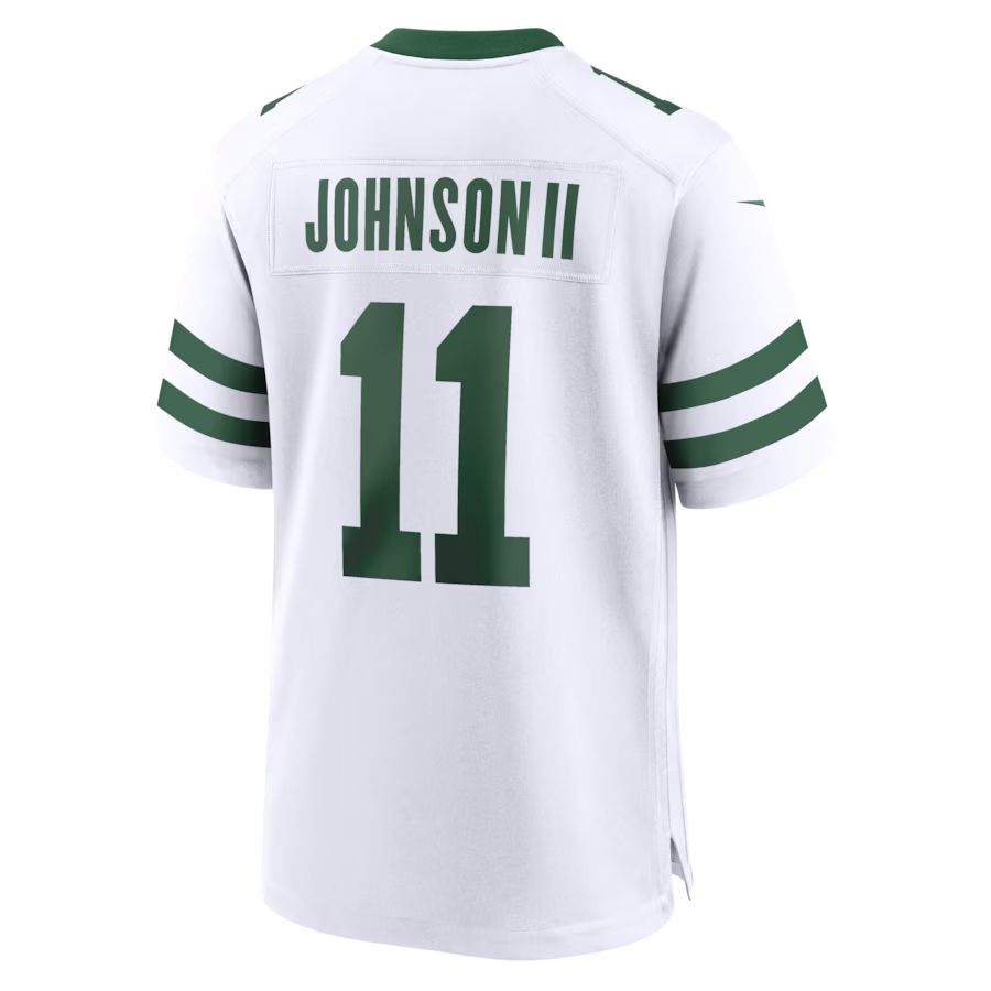Men's New York Jets Jermaine Johnson II Spotlight White Alternate Game Jersey