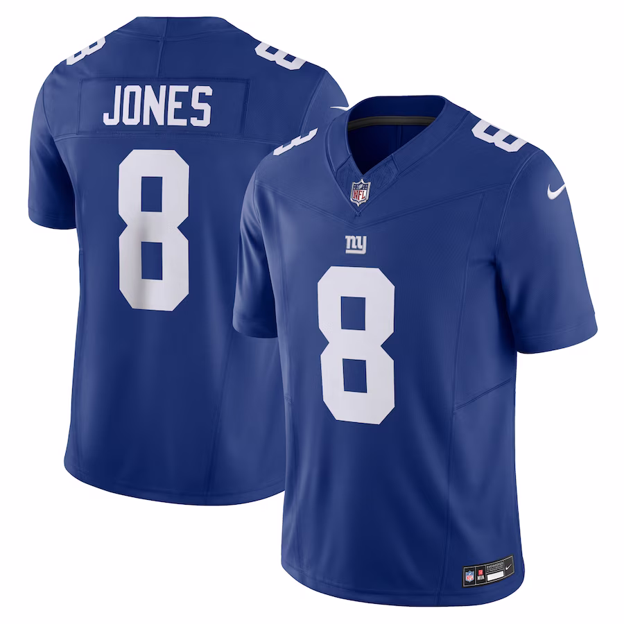 Men's New York Giants Daniel Jones Royal Vapor F.U.S.E. Limited Jersey