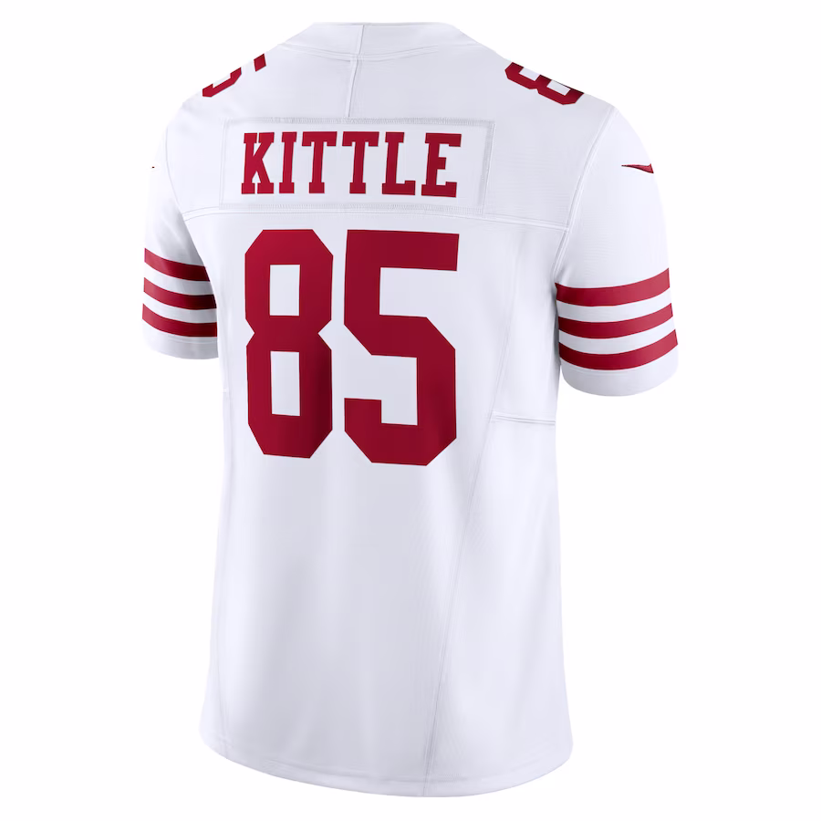 Men's San Francisco 49ers George Kittle White Vapor F.U.S.E. Limited Jersey