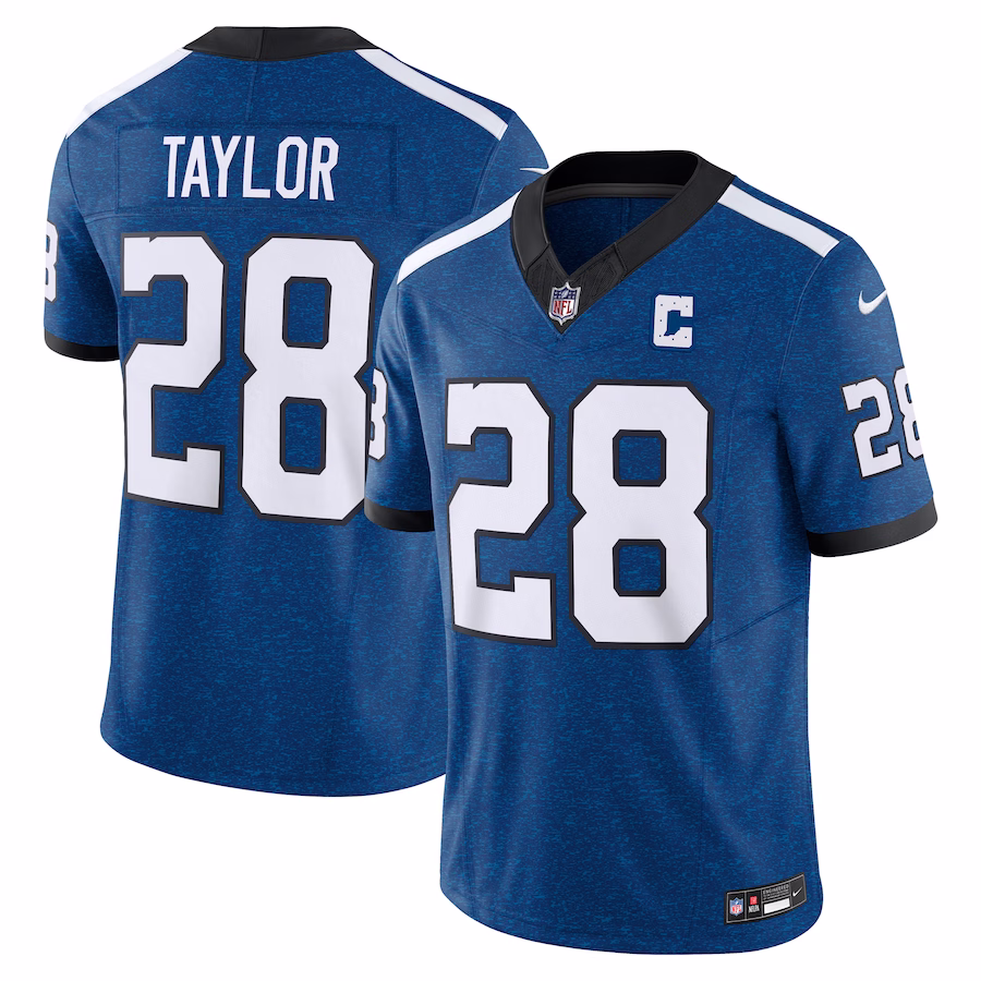 Men's Indianapolis Colts Jonathan Taylor Royal Indiana Nights Alternate Vapor F.U.S.E. Limited Jersey