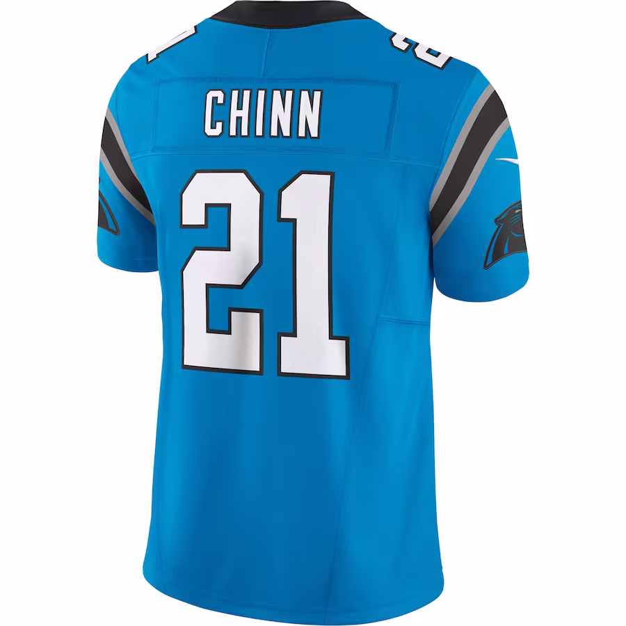 Men's Carolina Panthers Jeremy Chinn Blue Vapor F.U.S.E. Limited Jersey