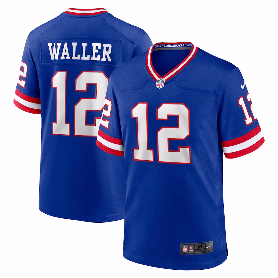 Men's New York Giants Darren Waller Royal Alternate Game Jersey