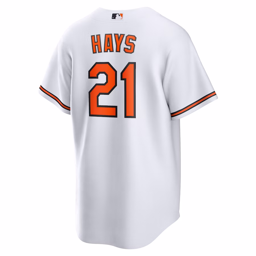 Men's Baltimore Orioles Austin Hays White Replica Player Jersey
