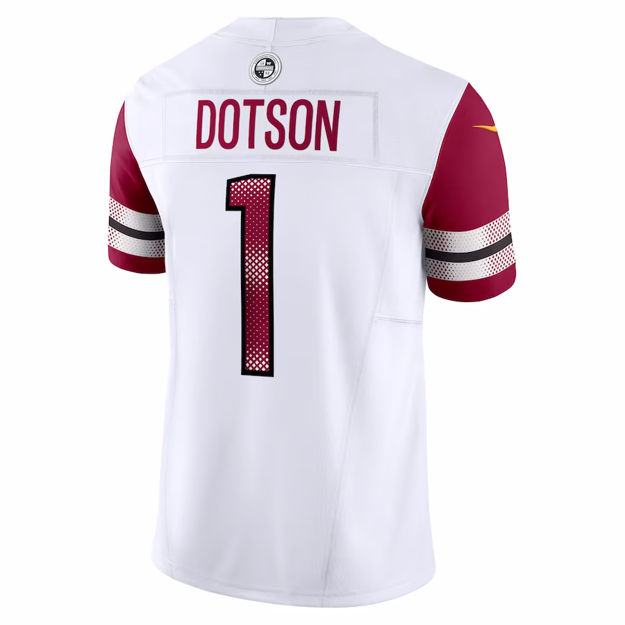 Men's Washington Commanders Jahan Dotson White Vapor F.U.S.E. Limited Jersey