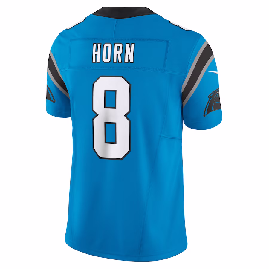 Men's Carolina Panthers Jaycee Horn Blue Vapor F.U.S.E. Limited Jersey