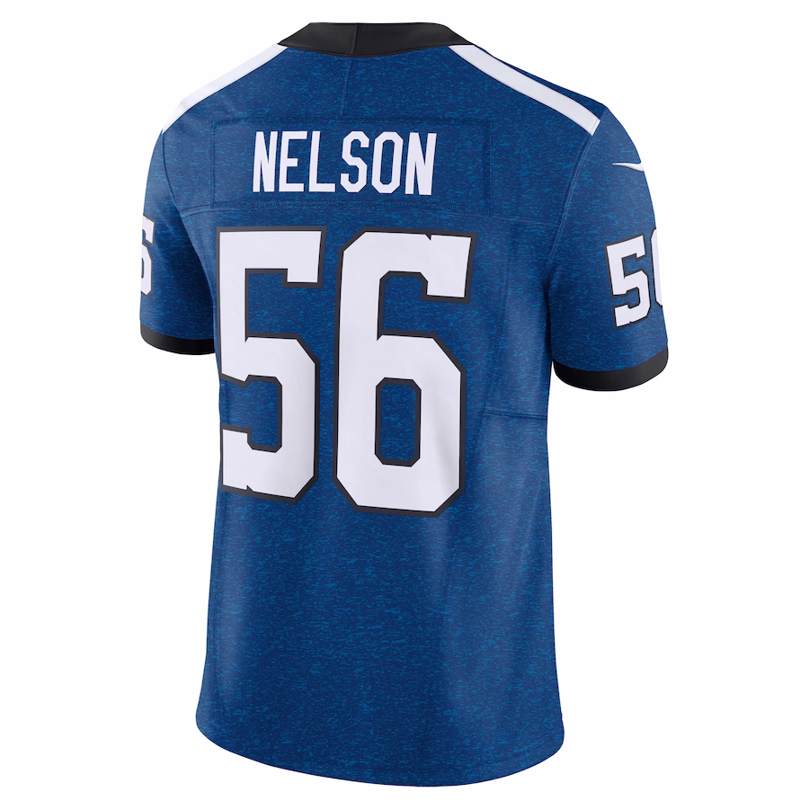 Men's Indianapolis Colts Quenton Nelson Royal Indiana Nights Alternate Vapor F.U.S.E. Limited Jersey