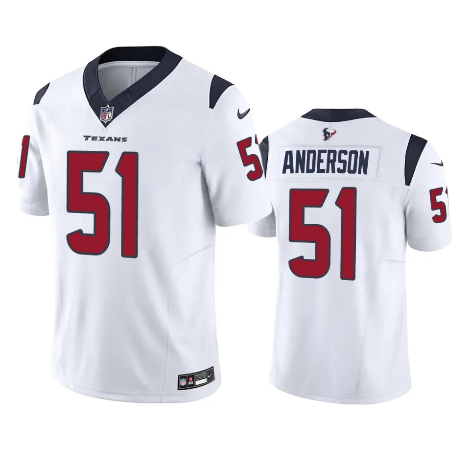Men's Houston Texans Will Anderson White Vapor F.U.S.E. Limited Jersey