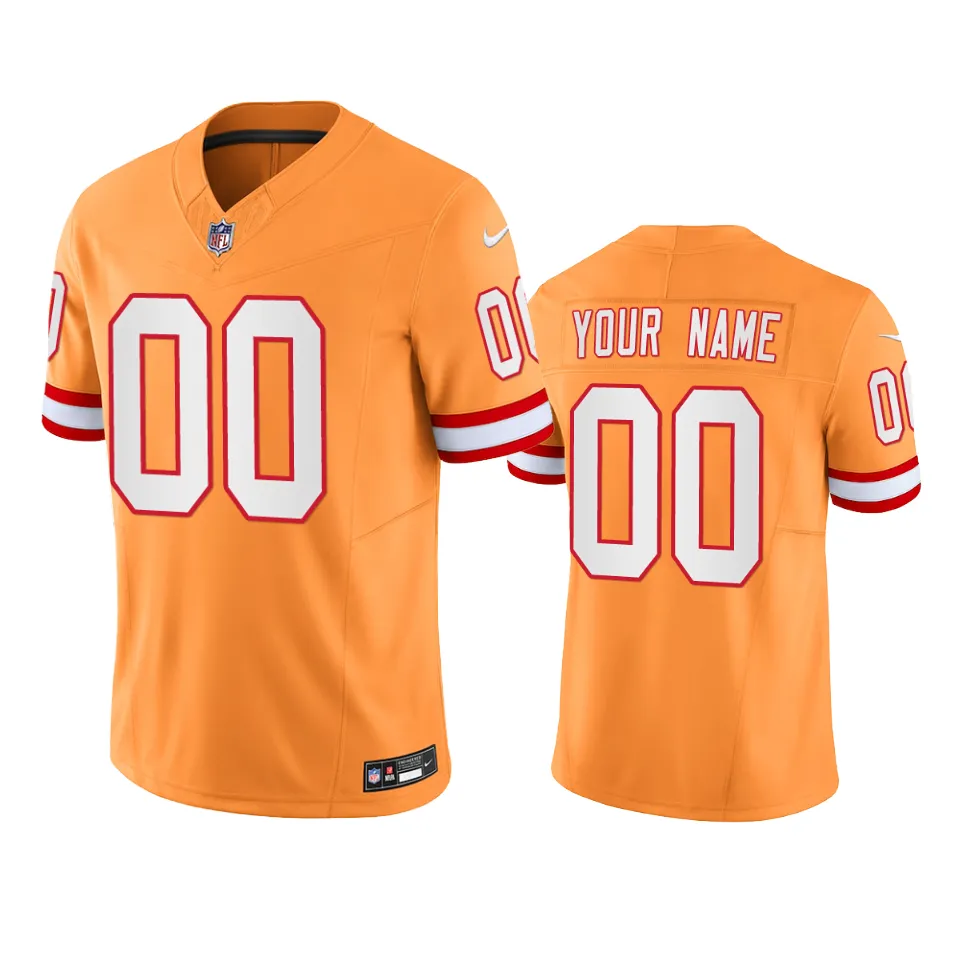 Custom Tampa Bay Buccaneers Orange Vapor F.U.S.E. Limited Jersey