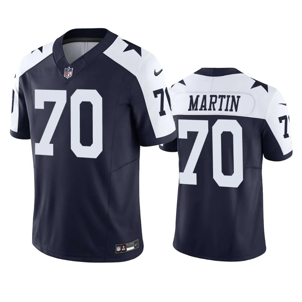 Men's Dallas Cowboys Zack Martin Navy Alternate Vapor F.U.S.E. Limited Jersey