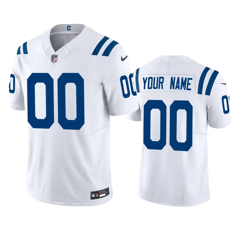 Custom Indianapolis Colts White Vapor F.U.S.E. Limited Jersey