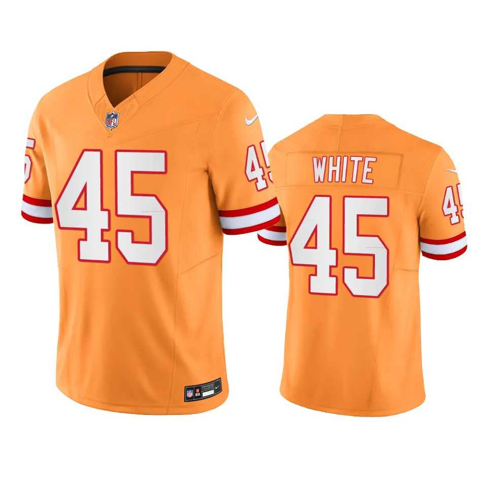Men's Tampa Bay Buccaneers Devin White Orange Vapor F.U.S.E. Limited Jersey