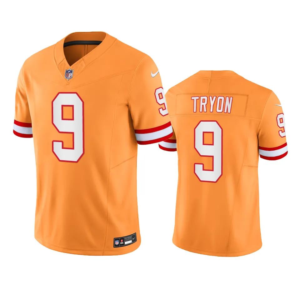 Men's Tampa Bay Buccaneers Joe Tryon Orange Vapor F.U.S.E. Limited Jersey