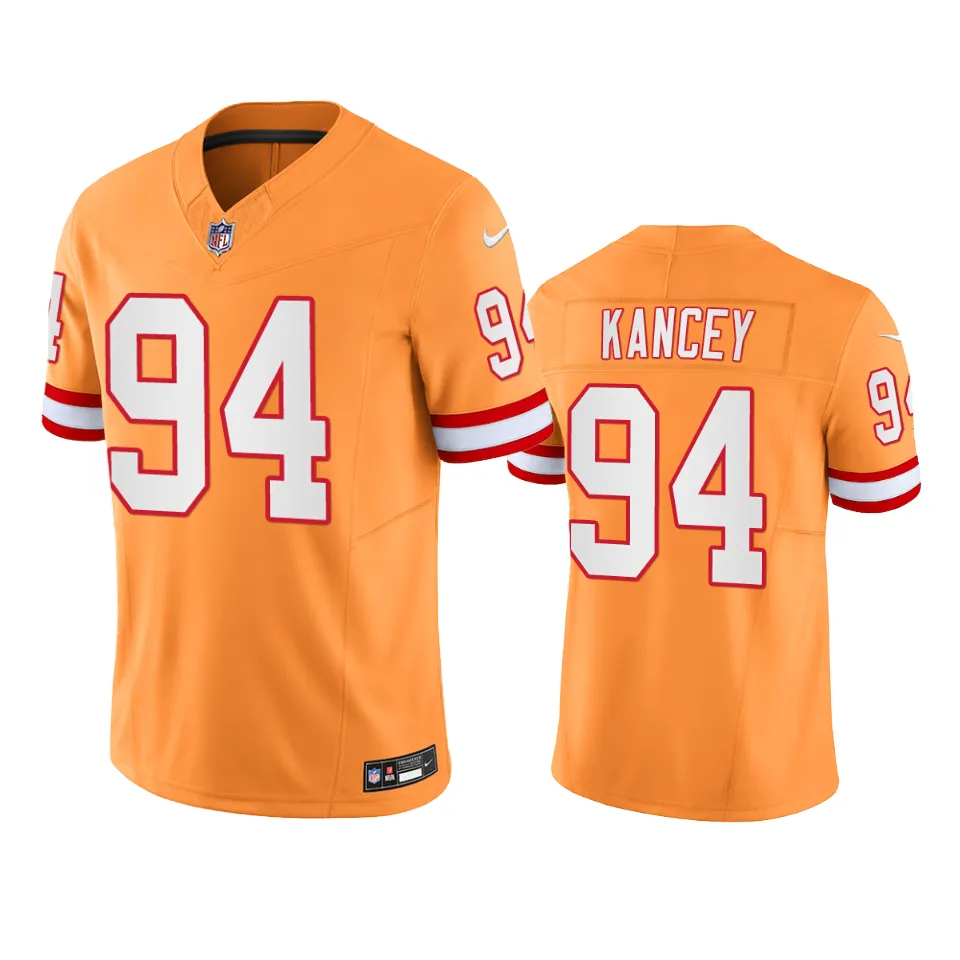 Men's Tampa Bay Buccaneers Calijah Kancey Orange Vapor F.U.S.E. Limited Jersey