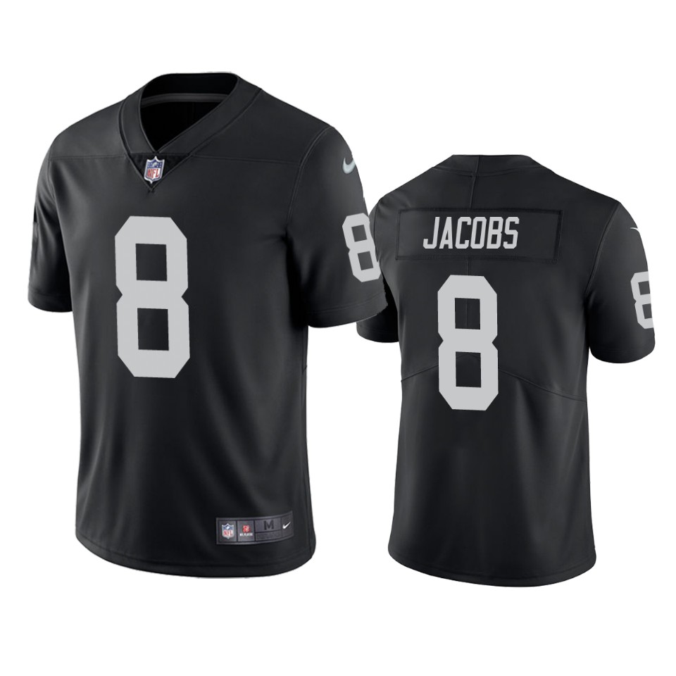 Men's Las Vegas Raiders Josh Jacobs Black Vapor Limited Jersey