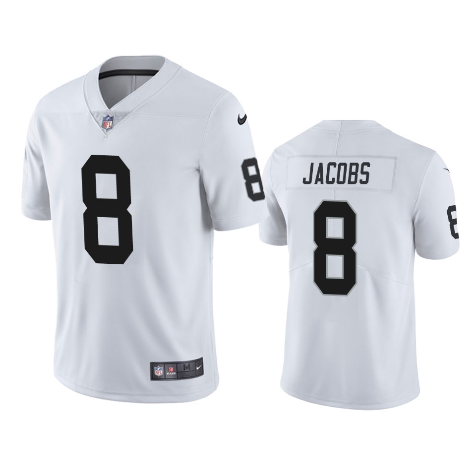 Men's Las Vegas Raiders Josh Jacobs White Vapor Limited Jersey