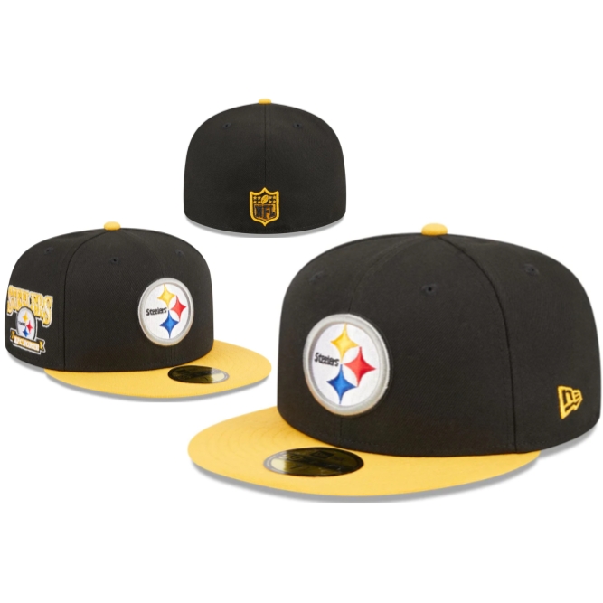 Pittsburgh Steelers Black 59FIFTY Fitted Hat