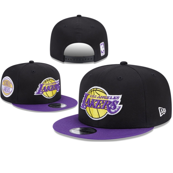 Los Angeles Lakers Black Adjustable Hat