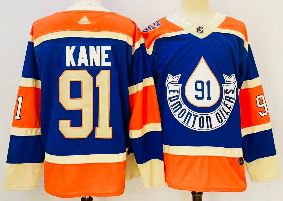 Men's Edmonton Oilers Evander Kane Royal Heritage Classic Authentic Player Jersey