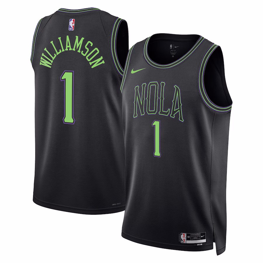 New Orleans Pelicans Zion Williamson 2023 City Edition Swingman Jersey