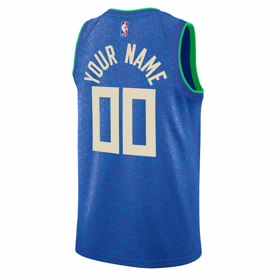Custom Milwaukee Bucks 2023 City Edition Swingman Jersey