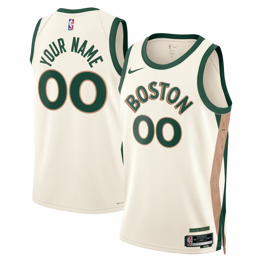 Custom Boston Celtics 2023 City Edition Swingman Jersey