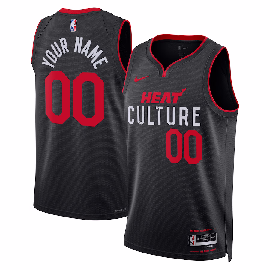 Custom Miami Heat 2023 City Edition Swingman Jersey