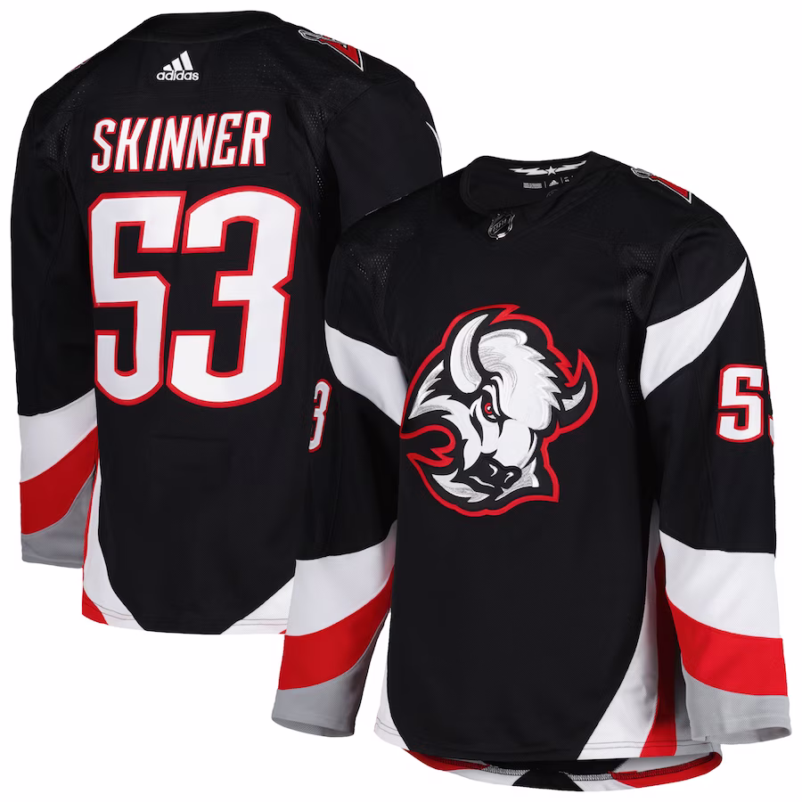 Men's Buffalo Sabres Jeff Skinner Black Alternate Primegreen Authentic Pro Player Jersey