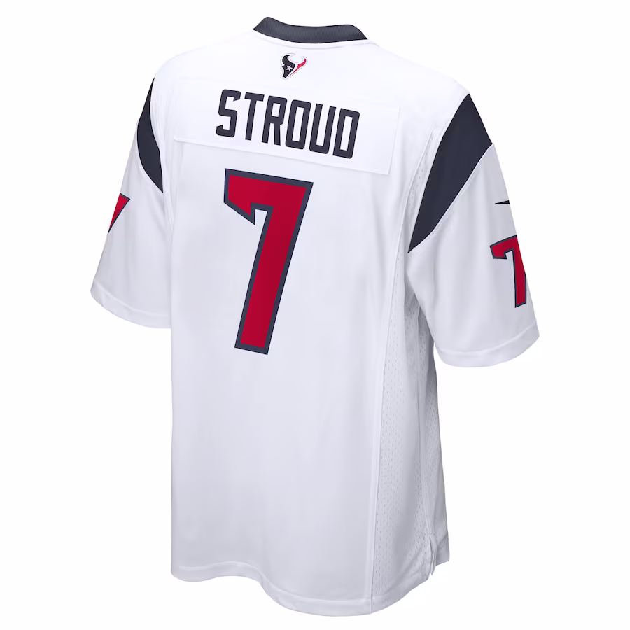 Men's Houston Texans C.J. Stroud White Game Jersey