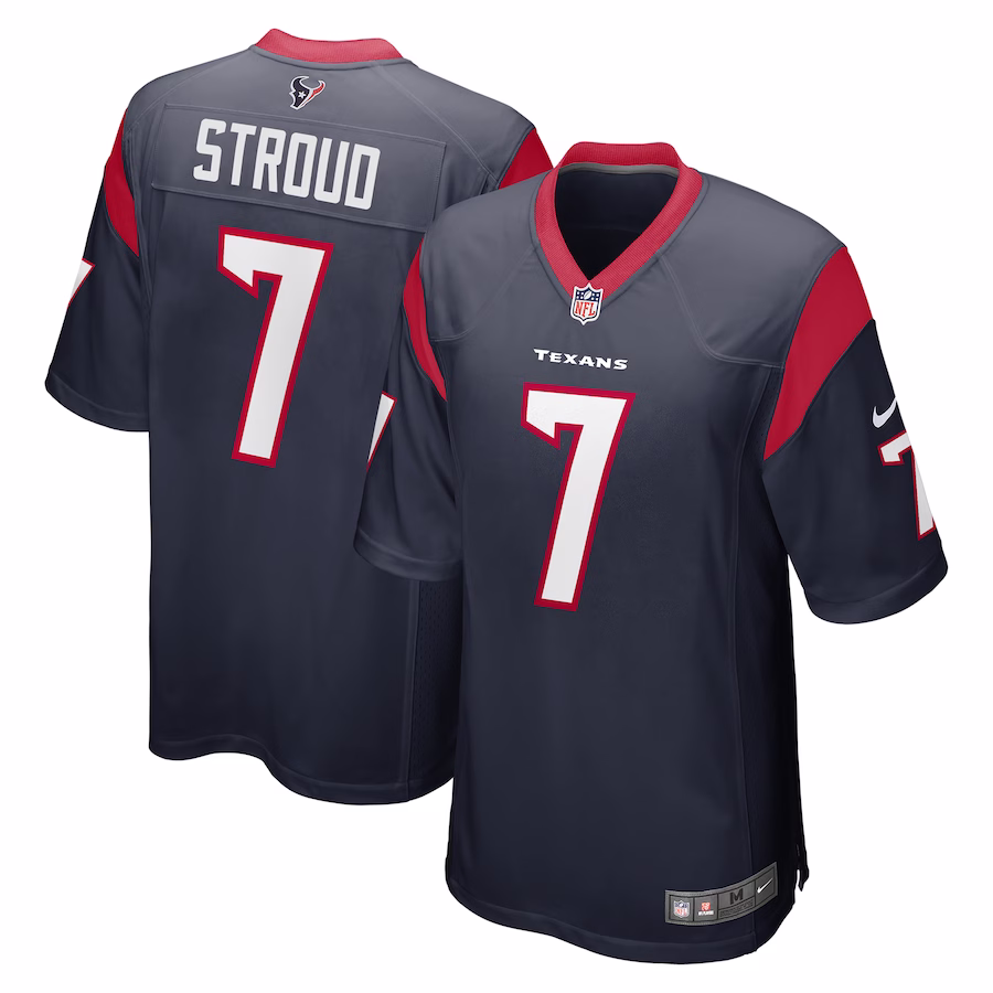 Men's Houston Texans C.J. Stroud Navy Game Jersey