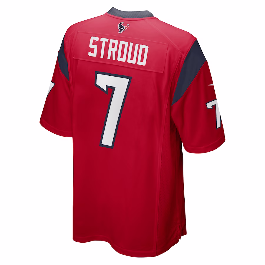 Men's Houston Texans C.J. Stroud Red Alternate Game Jersey