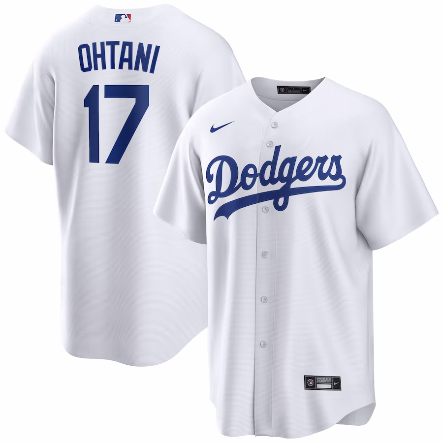 Men's Los Angeles Dodgers Shohei Ohtani White Home Replica Player Jersey