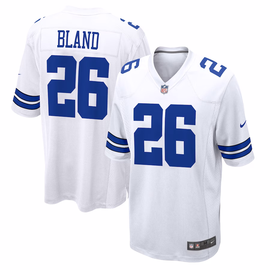 Men's Dallas Cowboys DaRon Bland White Game Jersey