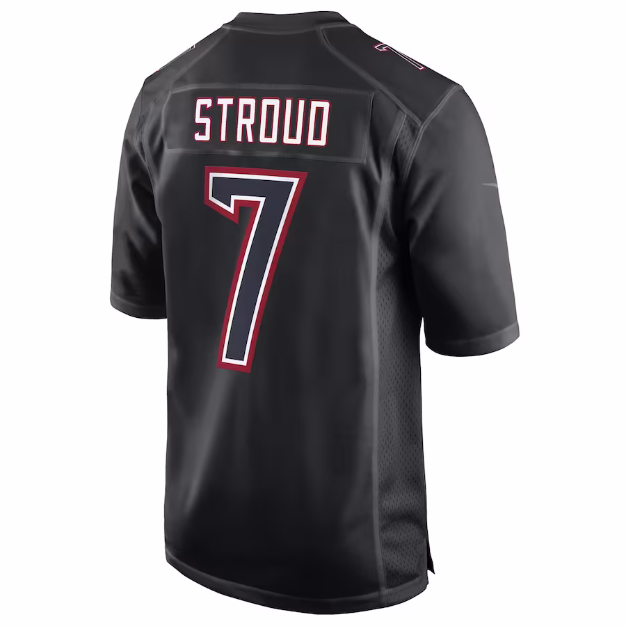Men's Houston Texans C.J. Stroud Black Fashion Game Jersey