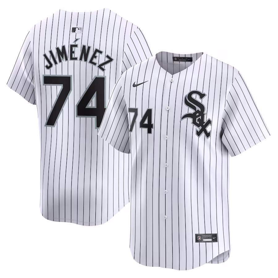 Men's Chicago White Sox Eloy Jimenez White Home Limited Player Jersey