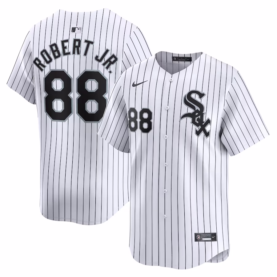 Men's Chicago White Sox Luis Robert Jr. White Home Limited Player Jersey