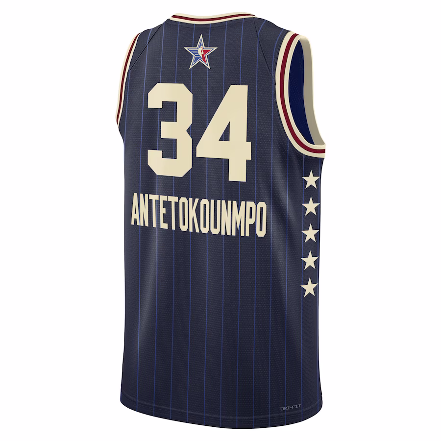 Men's Giannis Antetokounmpo Eastern Conference All-Star 2024 Navy Swingman Jersey