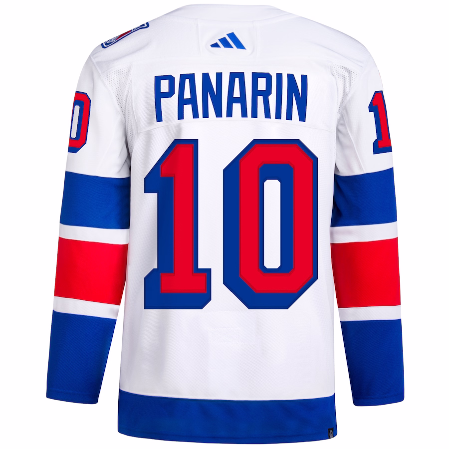 Men's New York Rangers Artemi Panarin White 2024 NHL Stadium Series Primegreen Authentic Player Jersey