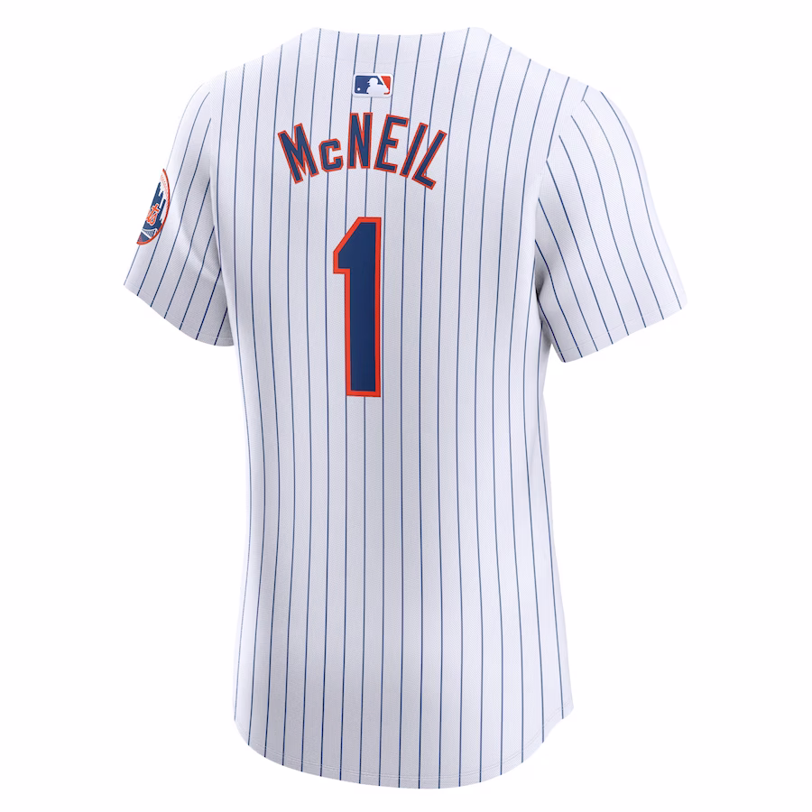 Men's New York Mets Jeff McNeil White Home Elite Player Jersey