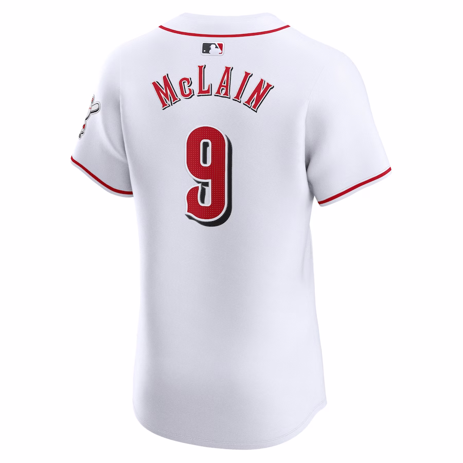 Men's Cincinnati Reds Matt McLain White Home Elite Player Jersey